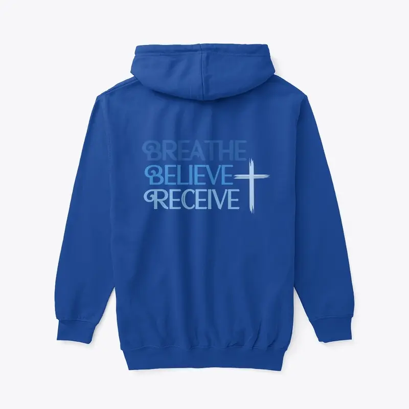 Breathe Believe Receive Full Zip Hoodie